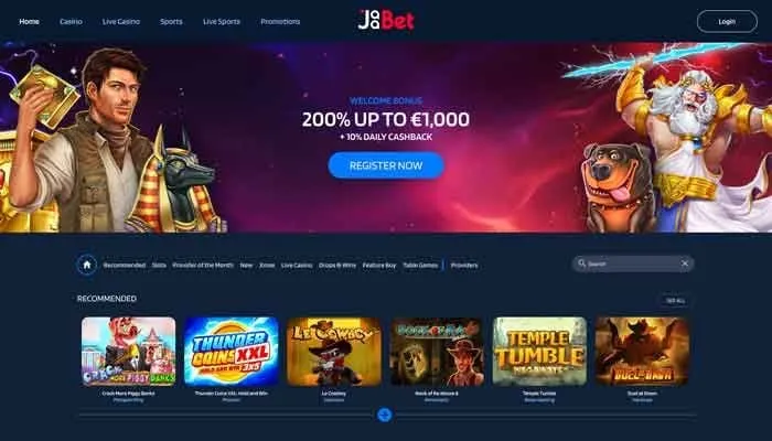 JaaBet Casino registrering og bonusaktivering uden ROFUS